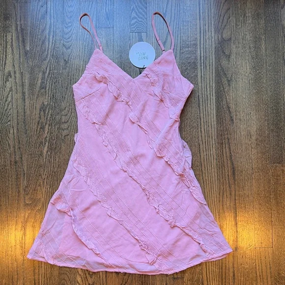 NWT Lars mini dress pink, size 8 - Picture 2 of 4